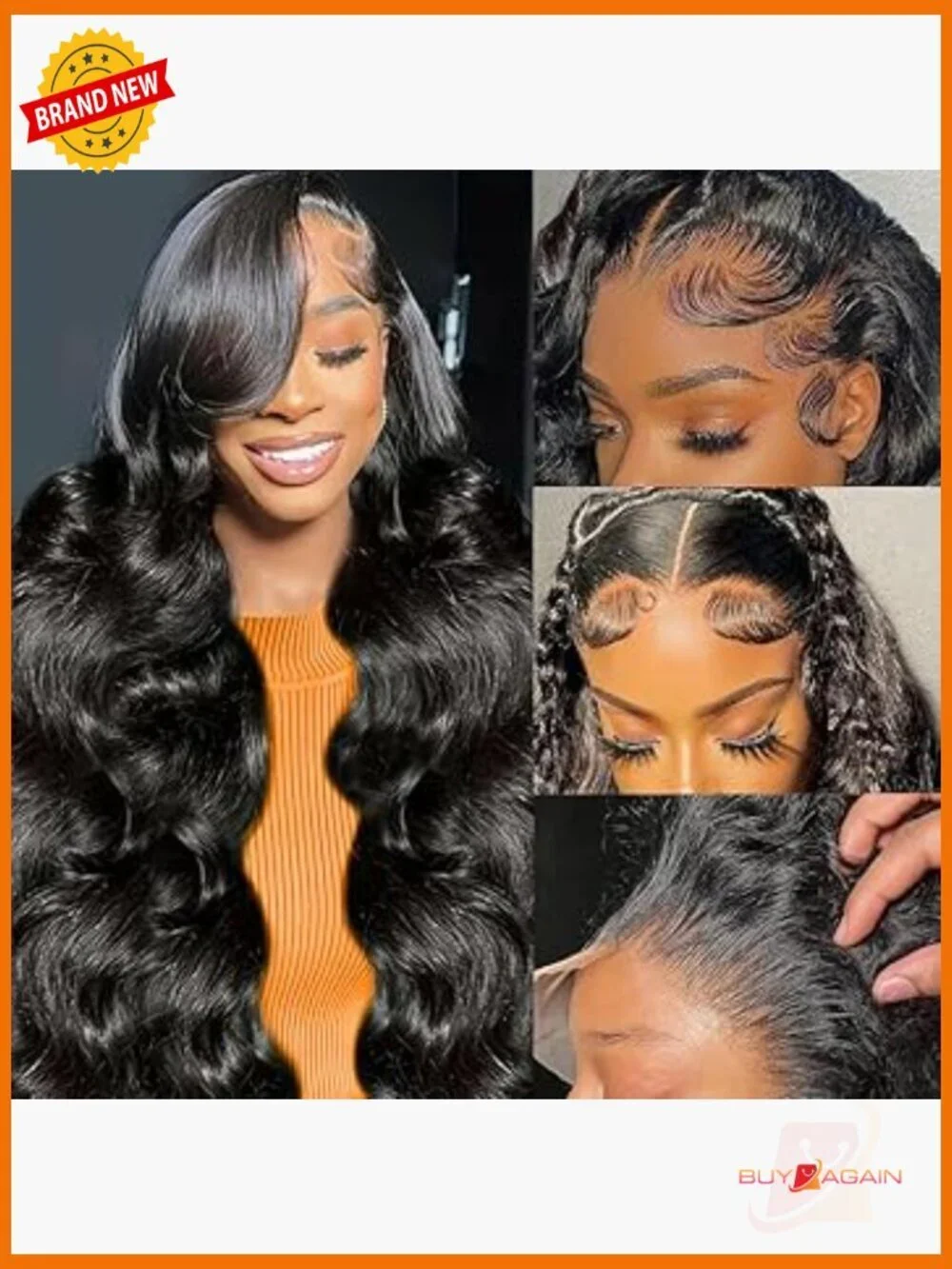 30 Inch Body Wave 200% Density 13x6 Lace Front Wig HD Lace Pre Plucked